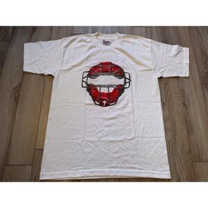 Bayside Philadelphia Phillies Chooch 51 IBEW Local 98 T-Shirt Mens Large White